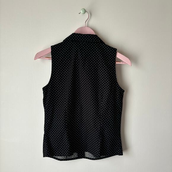 Vintage Casual Corner Annex Polka Dot Shirt - Picture 4 of 5